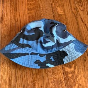Blue Camo Bucket Hat
